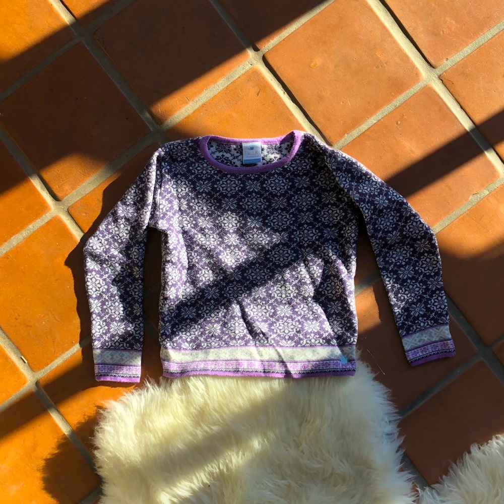Purple kids sweater